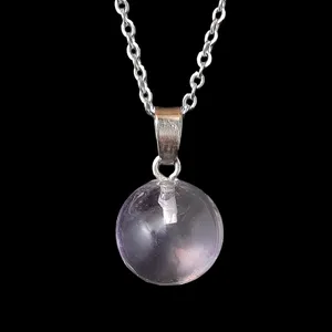 گردنبند زنانه مدل گوی آمیتیست کد 5-73