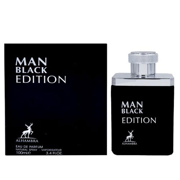 ادو پرفیوم مردانه الحمبرا مدل Man Black Edition حجم 100 میلی لیتردر ایران ارزان