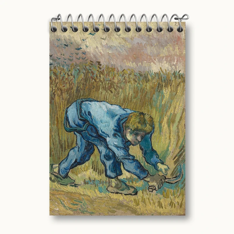 دفتر یادداشت 50 برگ خندالو مدل درو ونسان ونگوگ (Van Gogh) کد 36817