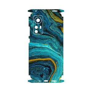 MAHOOT Turquoise marblewith golden streaks-FullSkin Cover Sticker for Xiaomi 12X