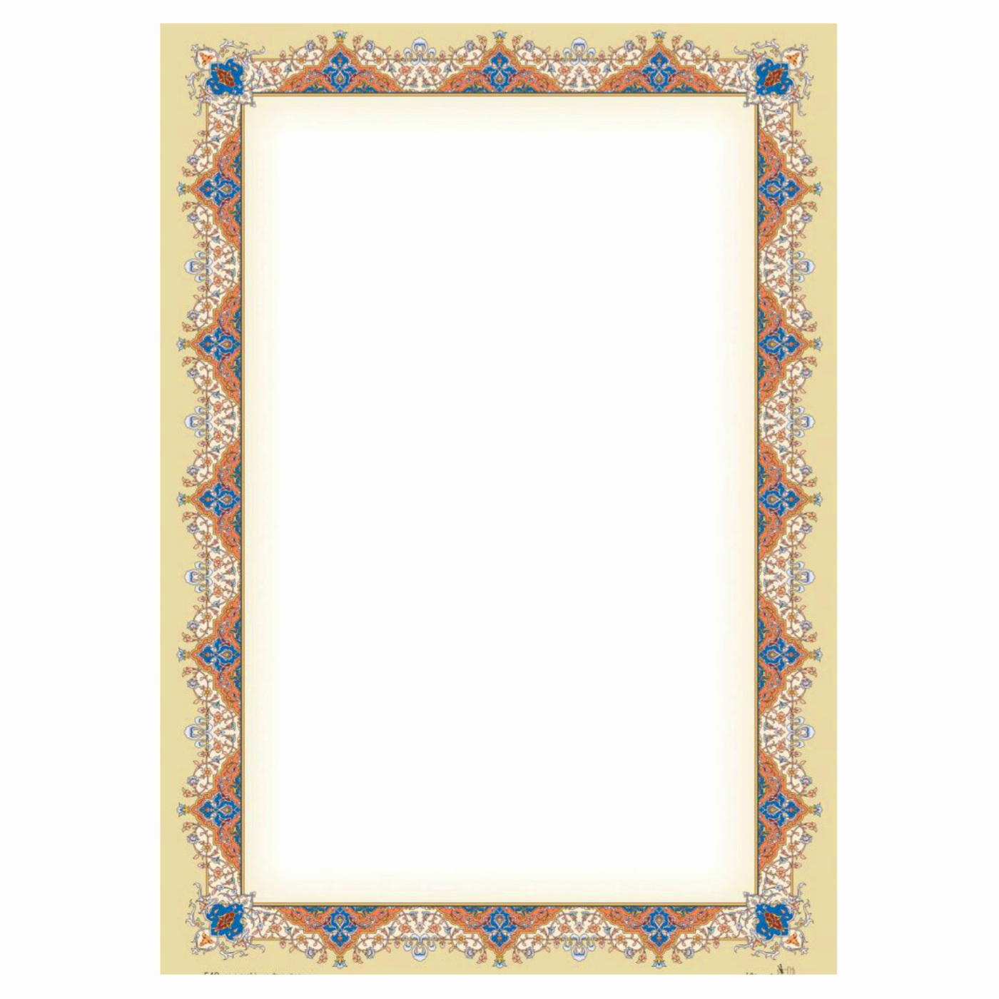 کاغذ تذهیب A4 کد 549 بسته 100 عددی