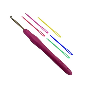 قلاب بافتنی مدل ZHL-SO-3.5 به همراه سوزن دوخت کاموا مجموعه 6 عددی