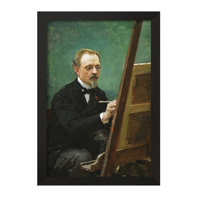 تابلو خندالو مدل پرتره فدریکو د مادرازو اثر رایموندو د مادرازو و گرتا کد F12413