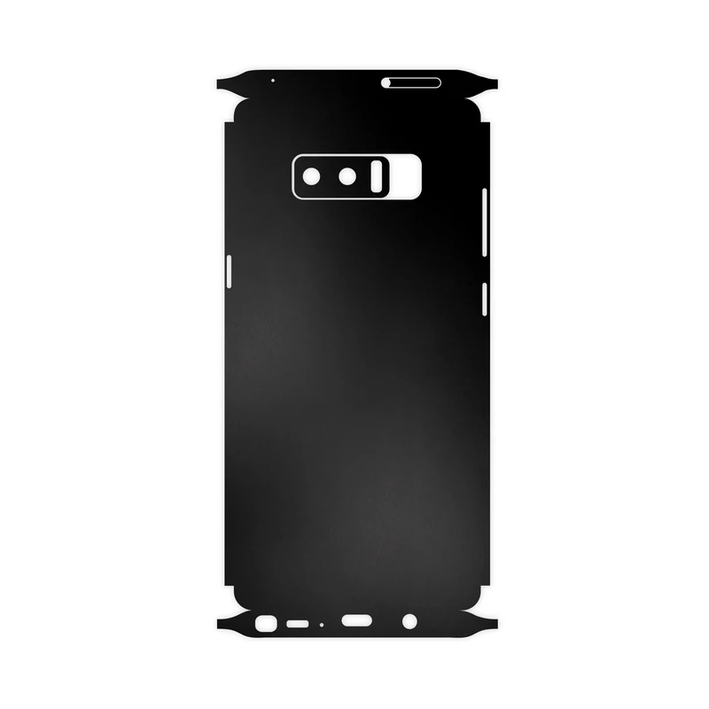 برچسب پوششی ماهوت مدل Black-Matte-FullSkin مناسب برای گوشی موبایل سامسونگ Galaxy Note8