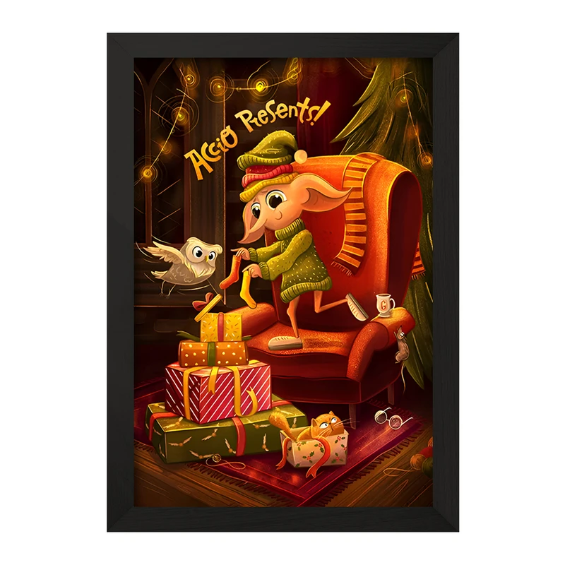 تابلو خندالو مدل دابی هری پاتر (Harry Potter) کد F12692