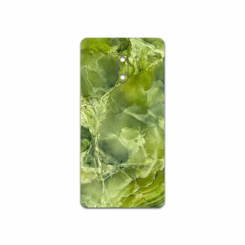 برچسب پوششی ماهوت مدل Green Crystal Marble مناسب برای گوشی موبایل نوکیا 6