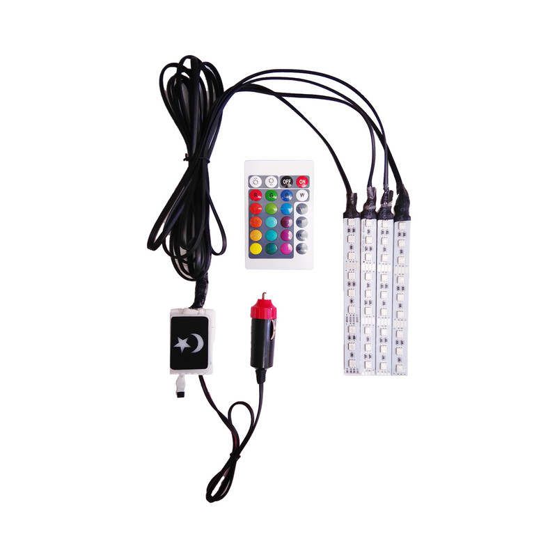 کیت نور پردازی داخل خودرو مدل RGB 111 MOONSTAR