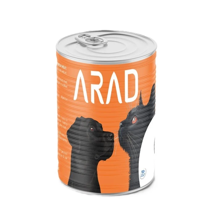 کنسرو سگ و گربه آراد مدل ریکاوری طعم میکس وزن 380 گرم