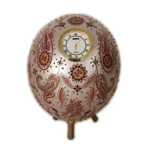 ساعت تزیینی مدل تخم شترمرغ کد 01