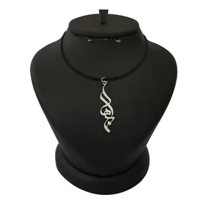 گردنبند نقره زنانه ترمه 1 طرح بهار کد mas 0091