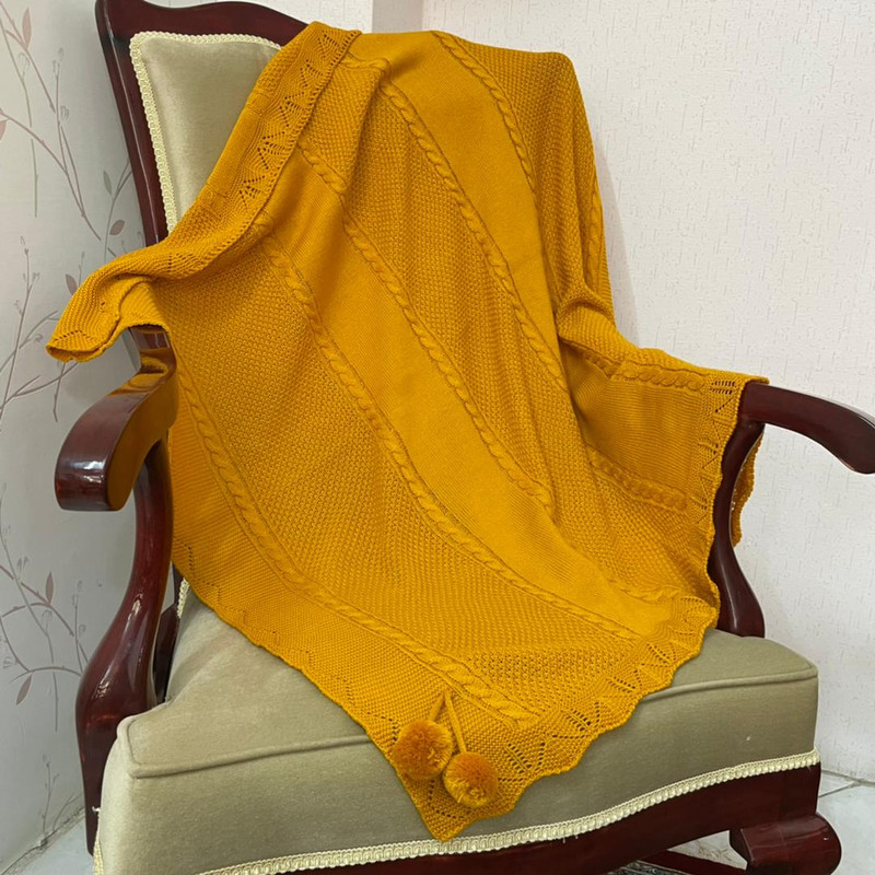 شال مبل مدل گیسو سایز 100x100 سانتی متر