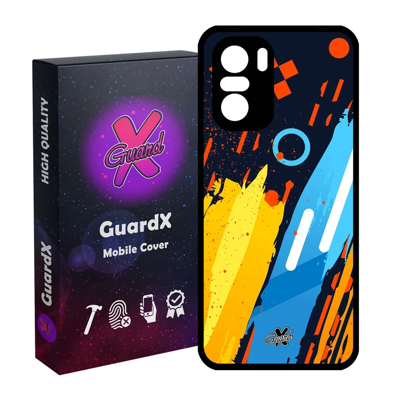 کاور گارد ایکس طرح Colors مدل Glass10171 مناسب برای گوشی موبایل شیائومی Poco F3/MI 11X/MI 11X Pro/Redmi K40/K40 Pro