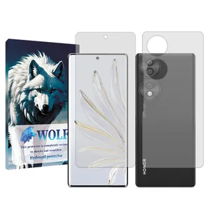Wolf Tough model transparent Screen Protector Suitable for Honor 90 Mobile Phone with Back Protector