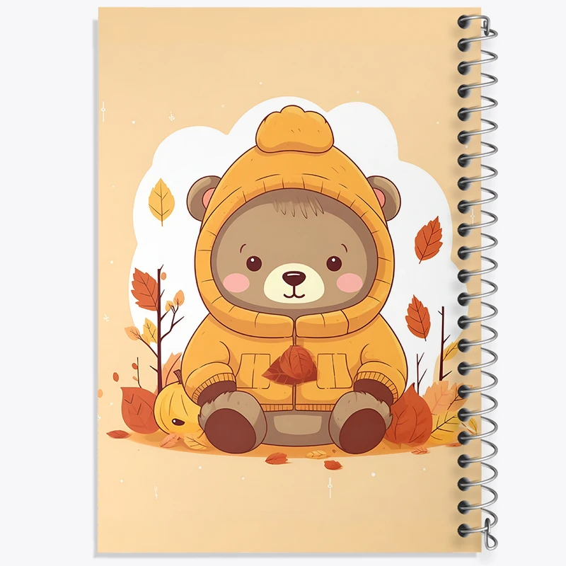 دفتر نقاشی 50 برگ خندالو طرح خرس بامزه کد F7300