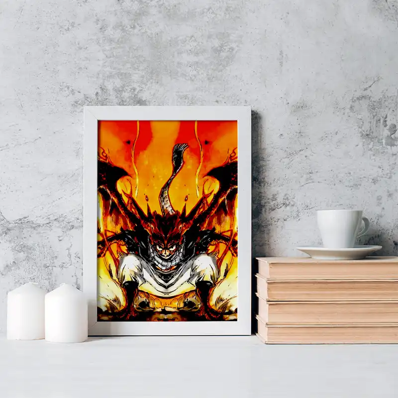 تابلو خندالو مدل ناتسو انیمه فری تیل کد 16509