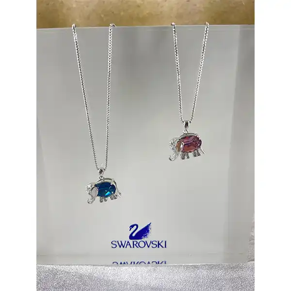 گردنبند زنانه سواروسکی مدل فیل خاص کد 4521693