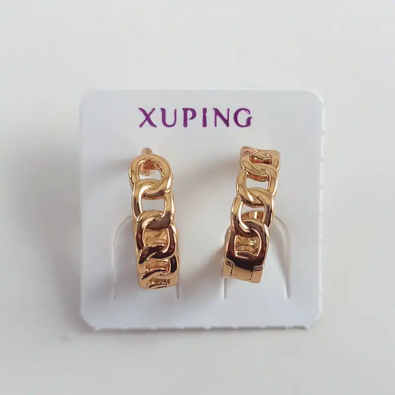 گوشواره زنانه ژوپینگ مدل زنجیری کد G73