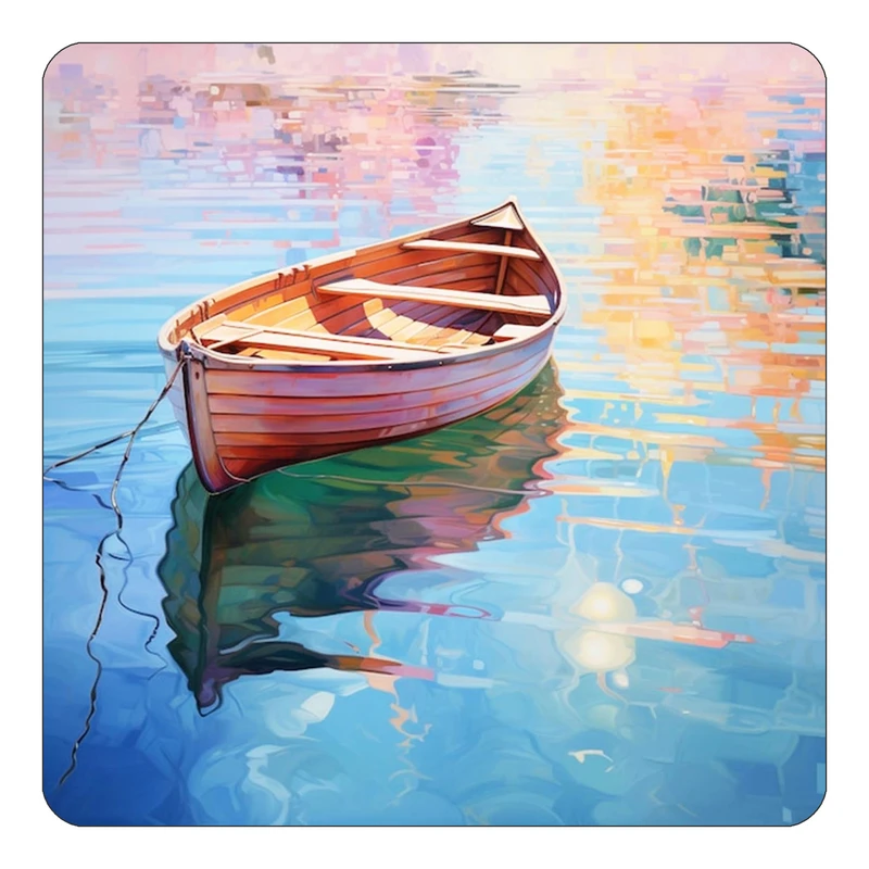 مگنت کاکتی طرح نقاشی رنگ روغن مدل mp70955