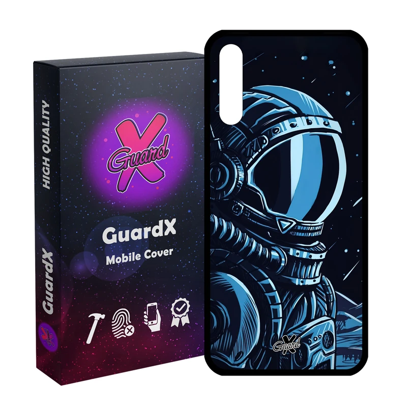 کاور گارد ایکس طرح فضانورد مدل Glass10473 مناسب برای گوشی موبایل آنر 9X/9X Pro/Y9S/P SMART Pro 2019