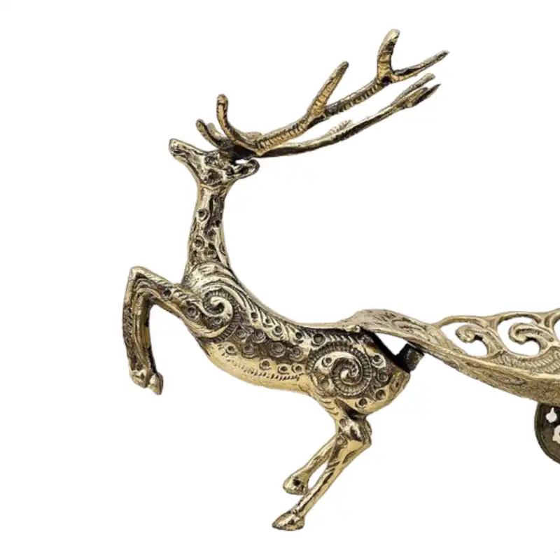 میوه خوری برنجی مدل کالسکه کد H-2076