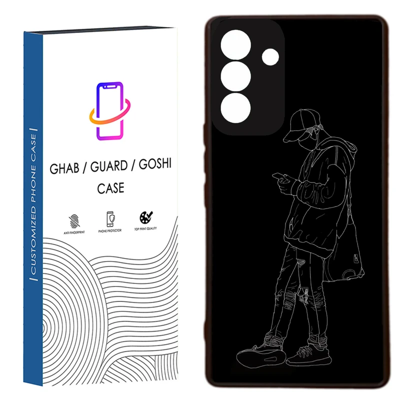 کاور قاب گارد گوشی طرح پسرانه کد 63 -Rock مناسب برای گوشی موبایل سامسونگ  Galaxy A55