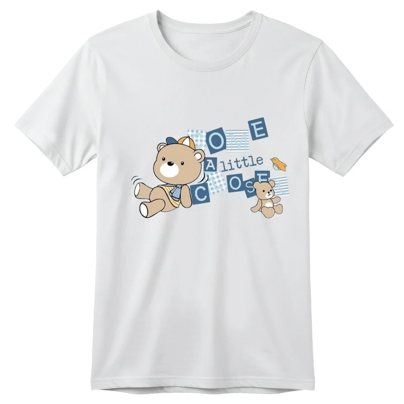 تی‌شرت آستین کوتاه بچگانه مدل تدی کد p5 