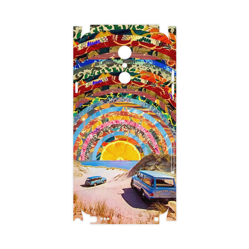برچسب پوششی ماهوت مدل Collage of Orange Sky-FullSkin مناسب برای گوشی موبایل ال جی Q Stylus