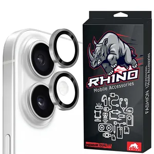 محافظ لنز دوربین شیشه‌ای راینو مدل R-Ring مناسب برای گوشی موبایل اپل iPhone 17