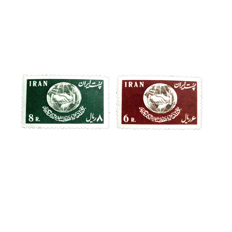تمبر یادگاری مدل روز حقوق بشر کد IR1896 مجموعه 2 عددی