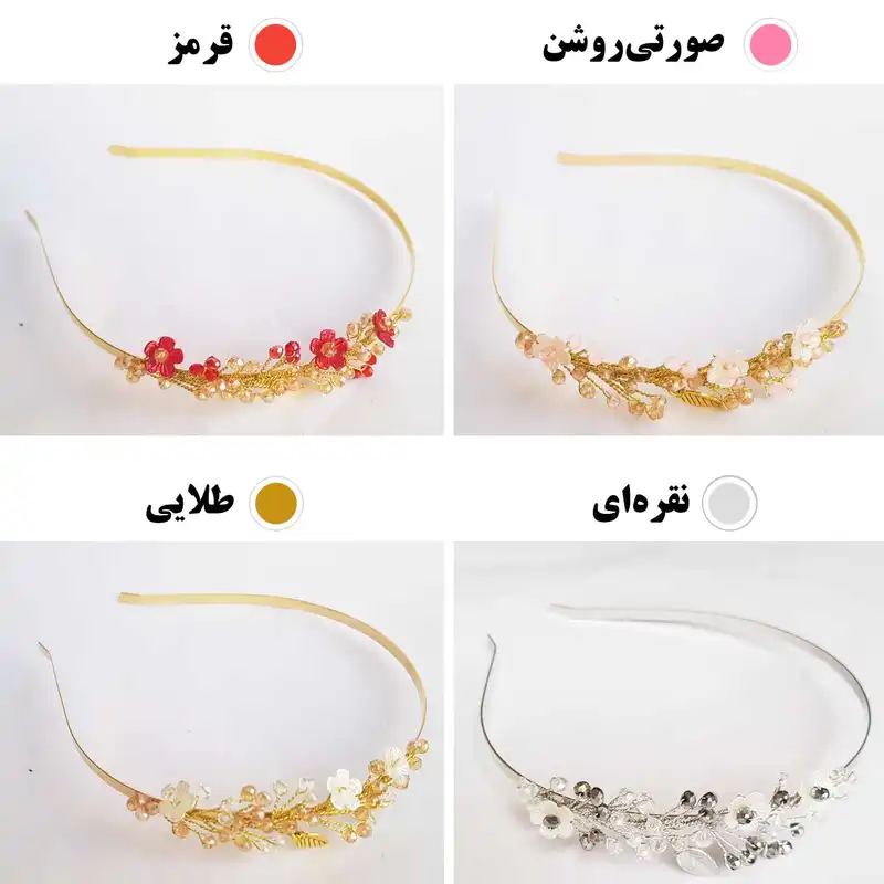 تل مو زنانه مدل گل کد TLGL30303