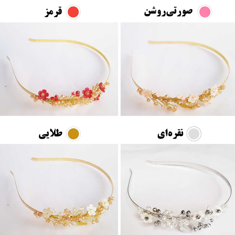 تل مو زنانه مدل گل کد TLGL30303