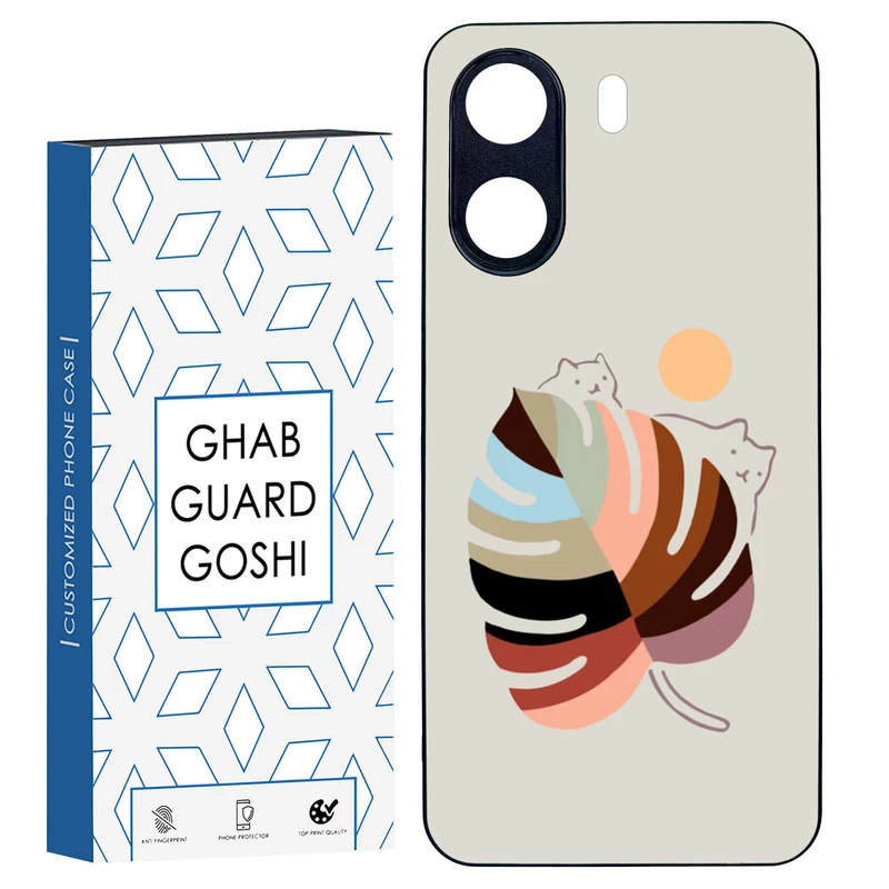 کاور قاب گارد گوشی طرح گربه کد TPU-014 مناسب برای گوشی موبایل شیائومی REDMI 13C / POCO C65