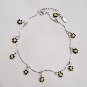 پابند زنانه وای اس ایکس مدل گل 3242