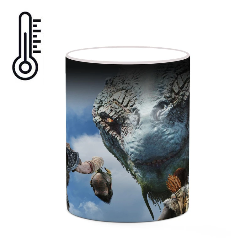 ماگ حرارتی کاکتی طرح گاد آف وار God Of War مدل mgh40611