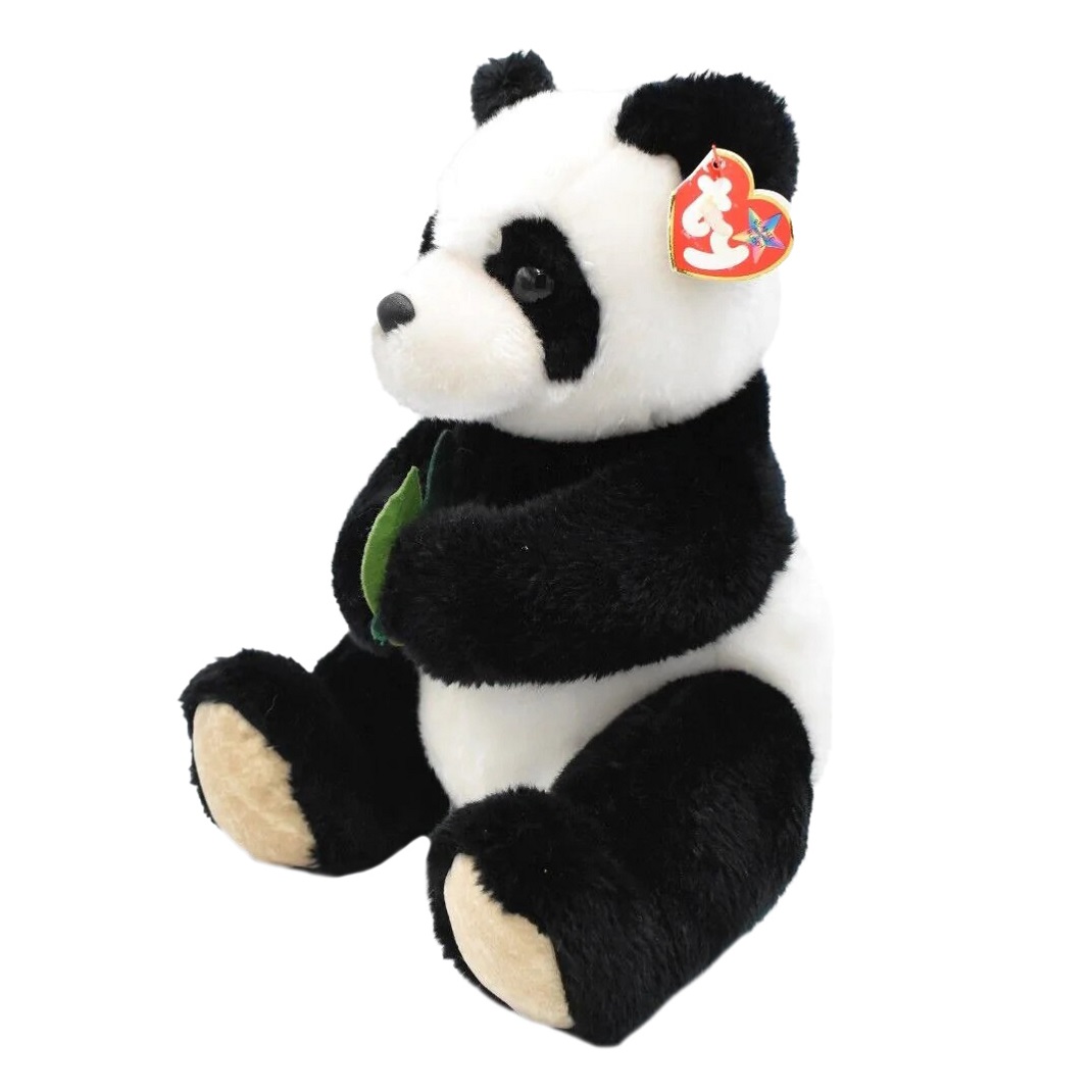 عروسک تی وای طرح خرس پاندا مدل TY Beanie Li Mei the Panda Bear کد SZ13/1114 ارتفاع 25 سانتی متر