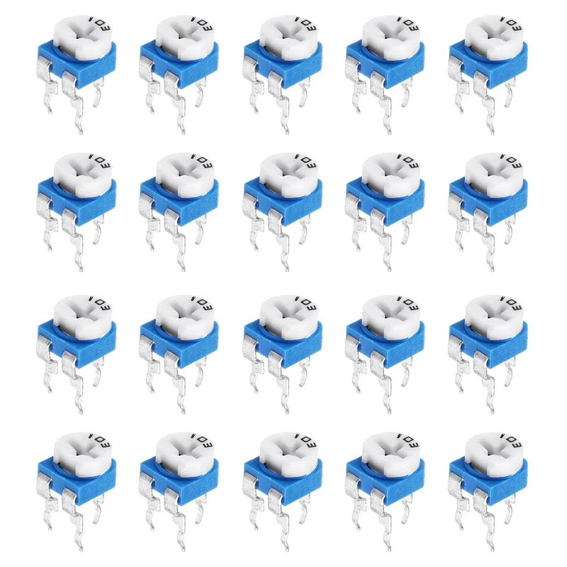 پتانسیومتر 10 کیلو اهم مدل 10K-103 بسته 20 عددی