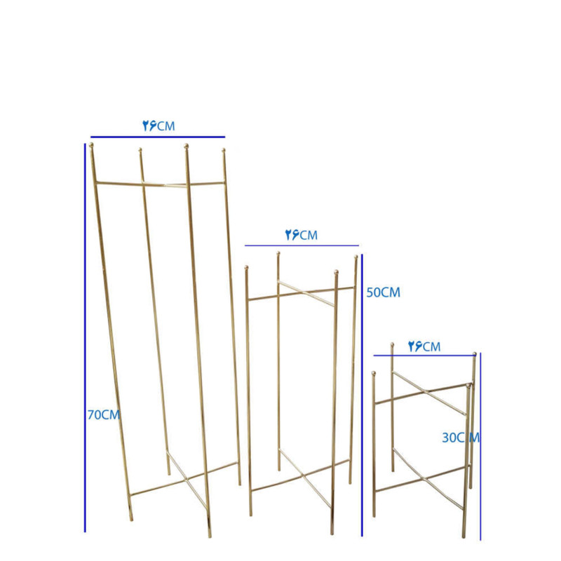 استند گلدان مدل a200 بسته سه عددی