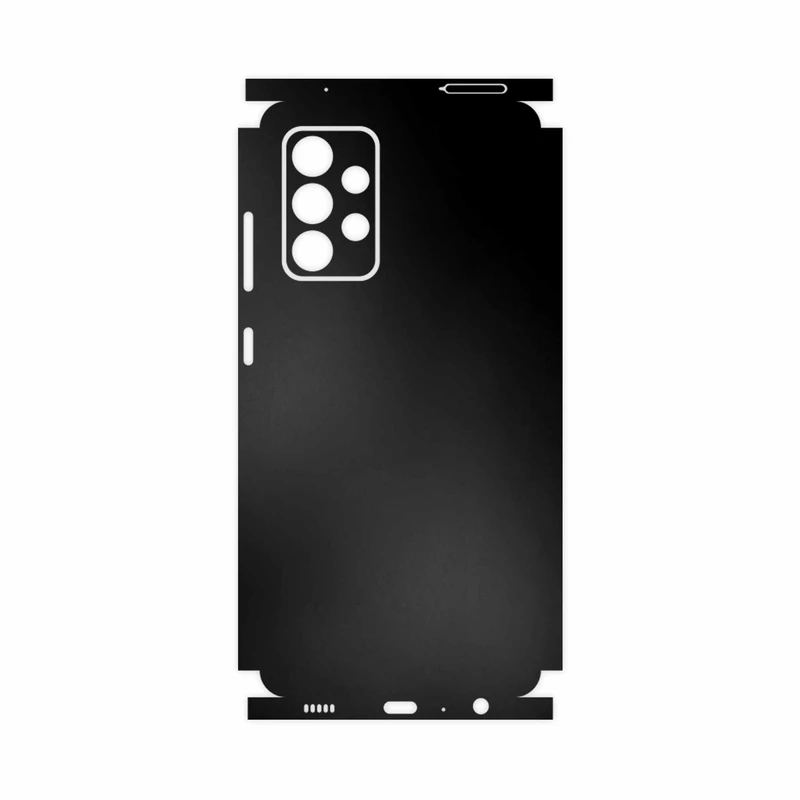برچسب پوششی ماهوت مدل Matte-Black-FullSkin مناسب برای گوشی موبایل سامسونگ Galaxy A52 5G
