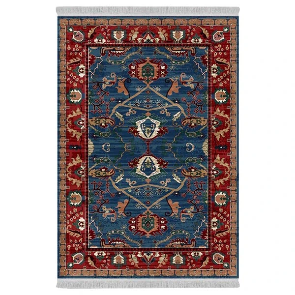 فرش پارچه‌ای دفه مدل فرشینه طرح مدرن کد 516