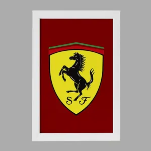 تابلو خندالو مدل فراری Ferrari کد 23416