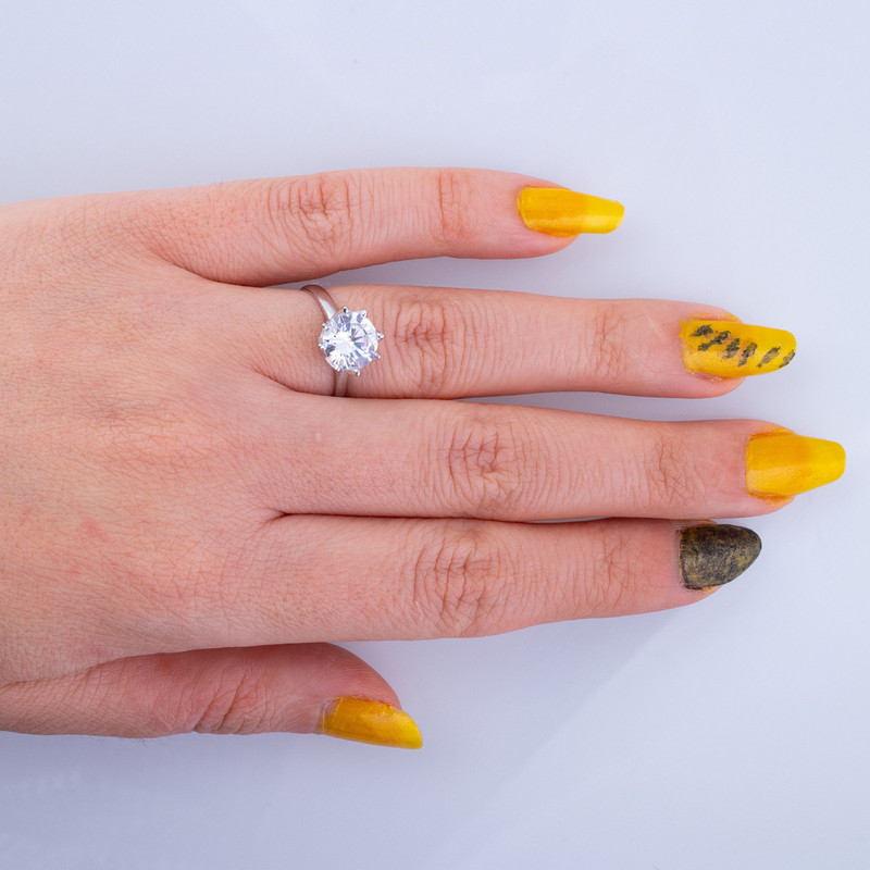 انگشتر نقره زنانه مدل AVN_R119