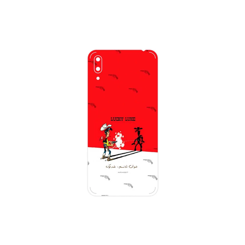 برچسب پوششی ماهوت مدل Lucky Luke مناسب برای گوشی موبایل هوآوی Y7 Pro 2019
