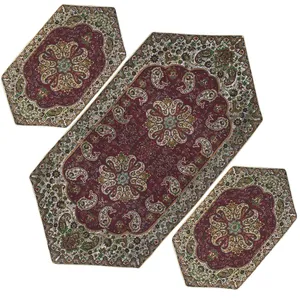 ست سه تکه رومیزی مدل گوهر کد SF58