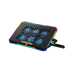 پایه خنک کننده  لپ تاپ مدل A16 RGB با قابلیت تنظیم ارتفاع
