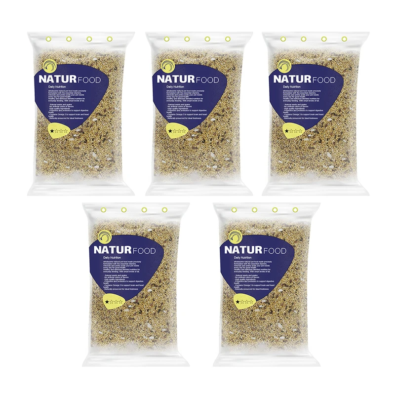غذای فنچ نیچر فود مدل 1 ستاره وزن 500 گرم بسته 5 عددی