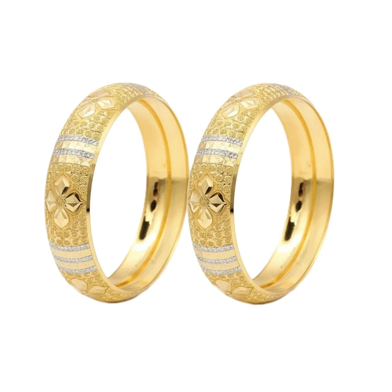 عکس شماره 3 : تک-پوش طلا 18 عیار زنانه رضا گلد مدل گلبرگ سایز 4