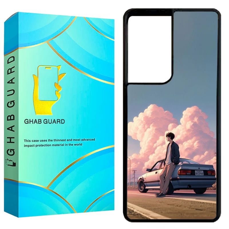 کاور قاب گارد طرح ماشین مدل GCHPS21U مناسب برای گوشی موبایل سامسونگ Galaxy S21 Ultra 5G