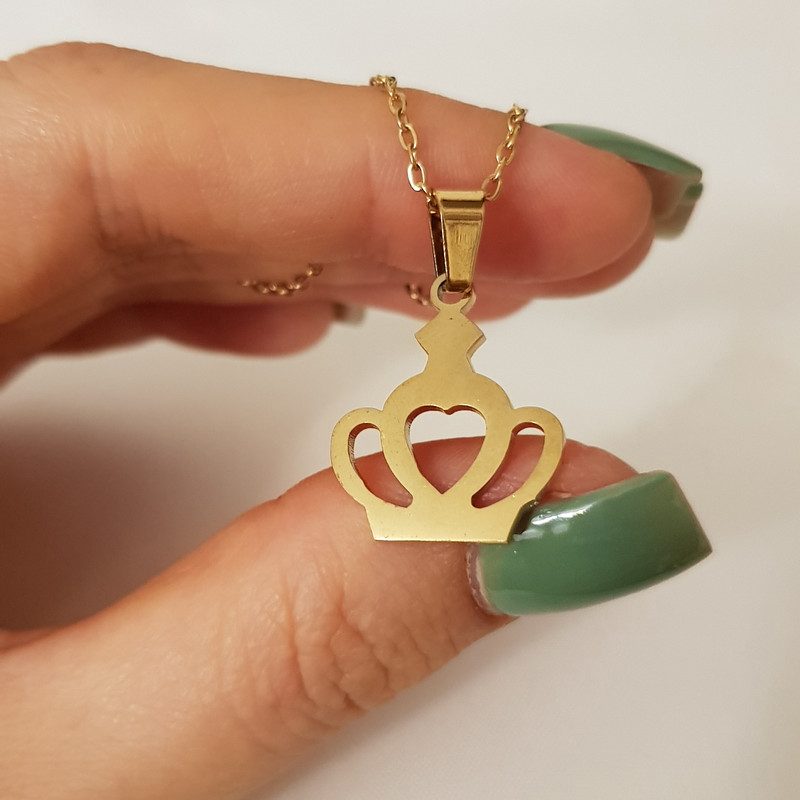 نیم ست زنانه مدل تاج استیل کد 3244