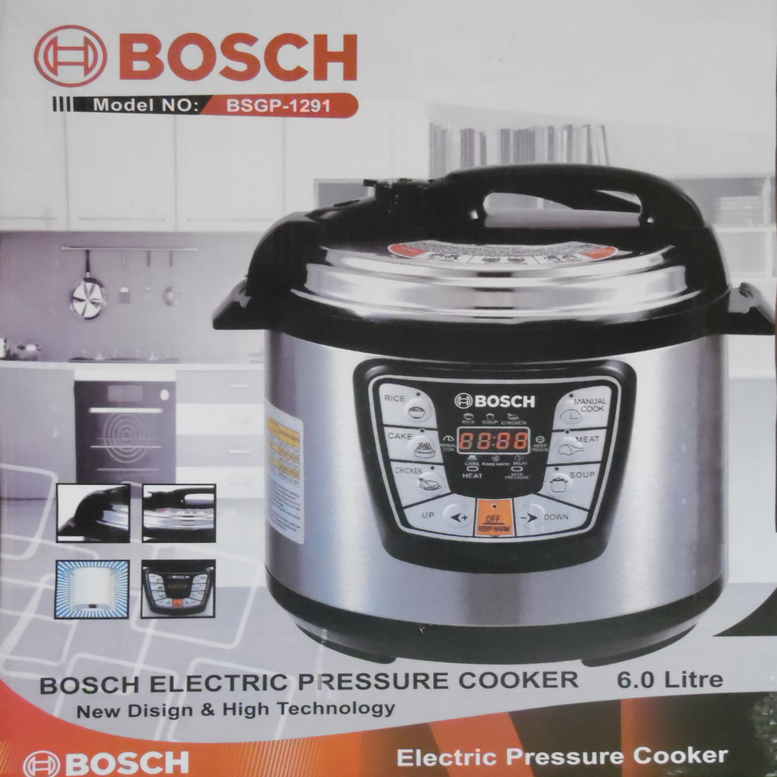 مولتی کوکر بوش مدل BSGP-1291