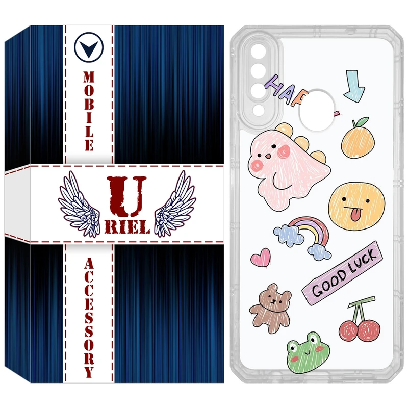 کاور یوریل مدل Clear کد 10 طرح نقاشی مناسب برای گوشی موبایل سامسونگ Galaxy A20s